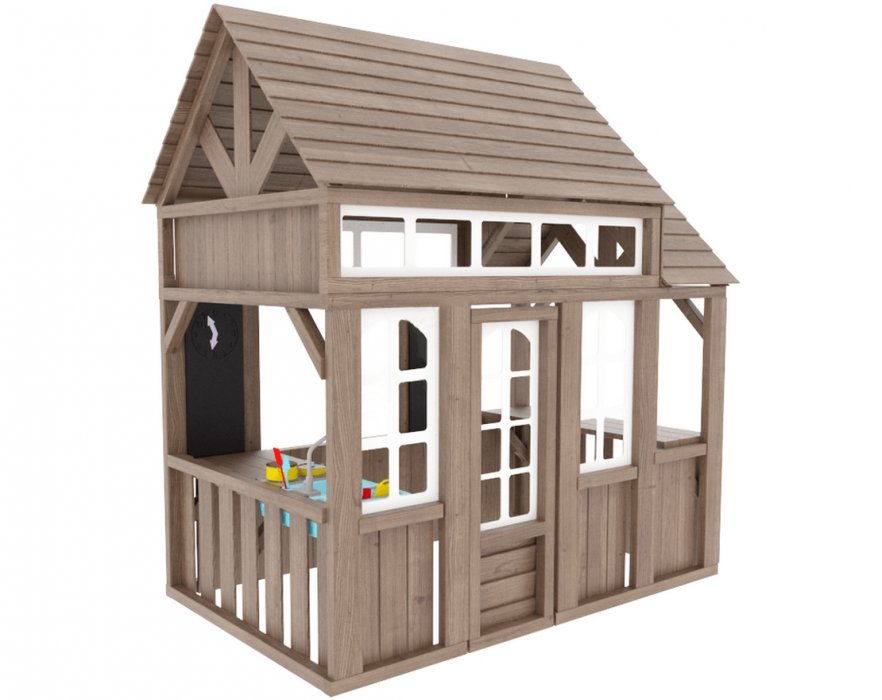 Детский деревянный домик Коттедж 1